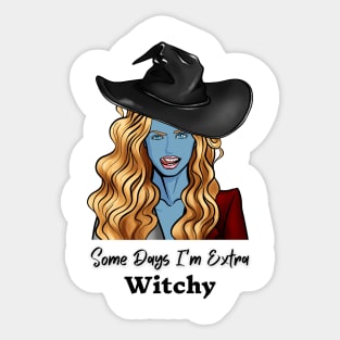 Blue Witch Sticker